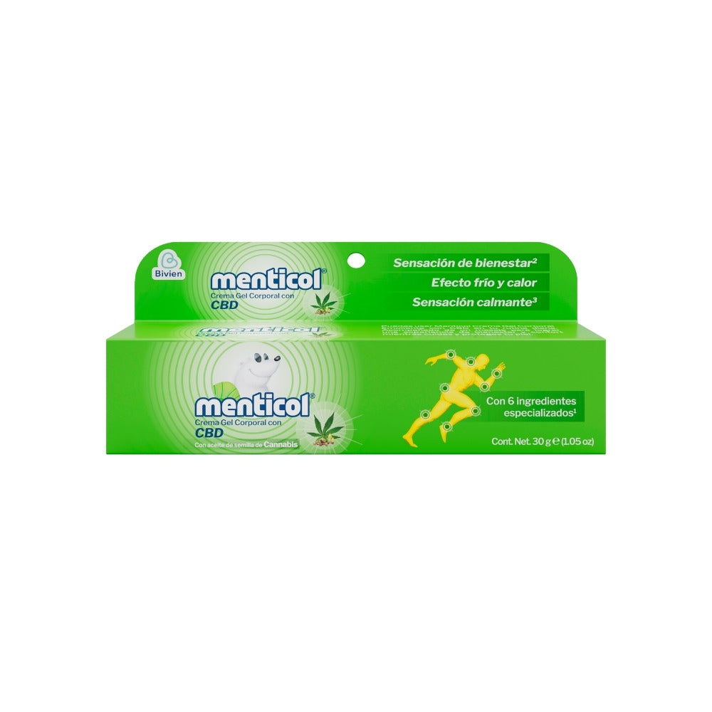 CREMA GEL MENTICOL CANABIS CAJA 30 G