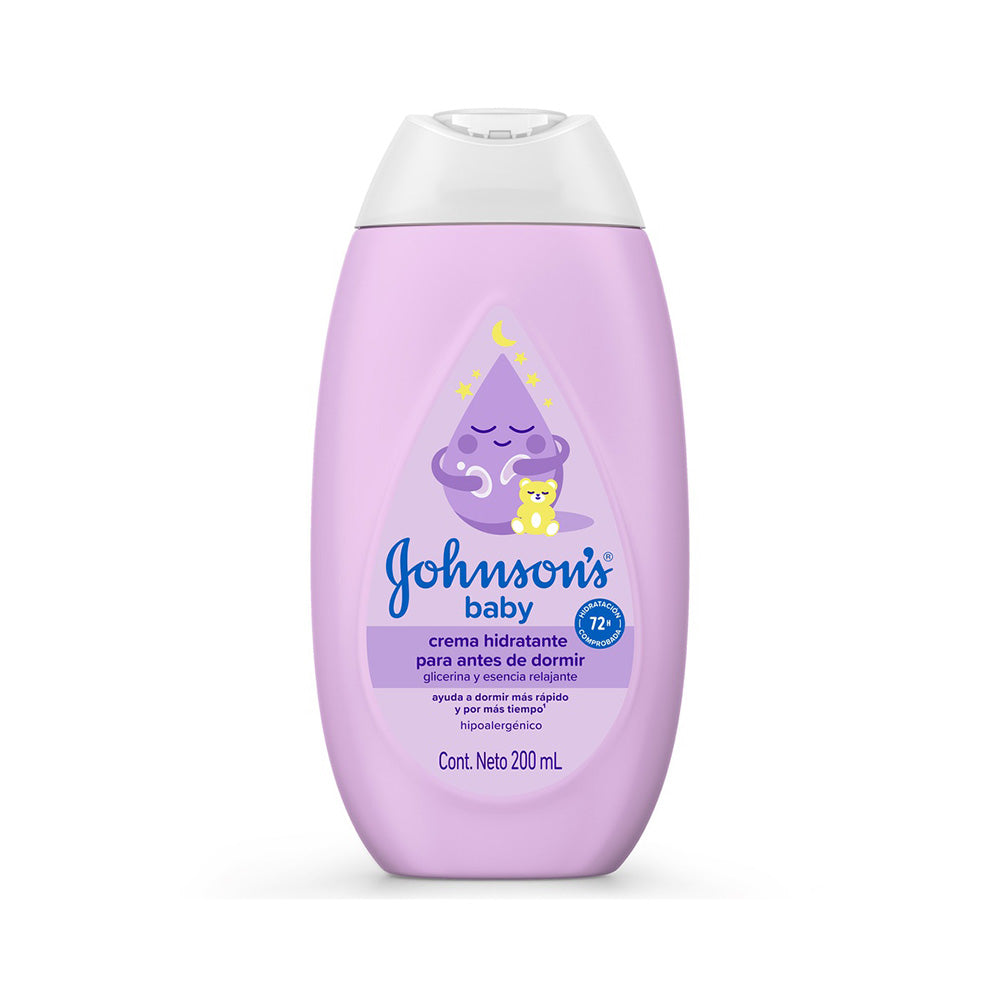 CREMA LIQUIDA JOHNSONS BABY ANTES DORMIR FRASCO 200 ML
