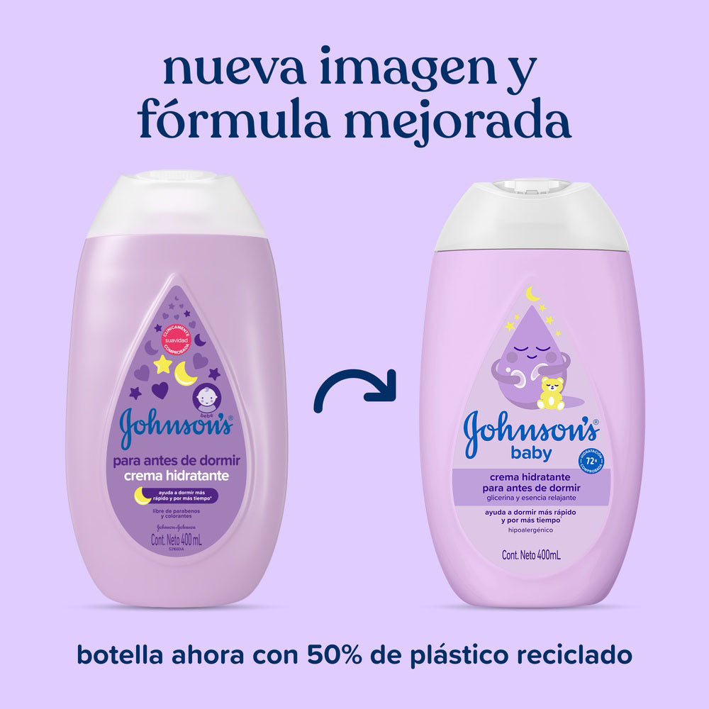 CREMA LIQUIDA JOHNSONS BABY ANTES DORMIR FRASCO 200 ML