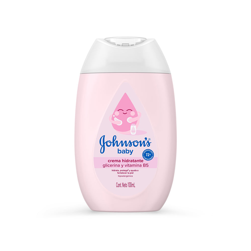 CREMA LIQUIDA JOHNSONS BABY ROSADA FRASCO 100 ML