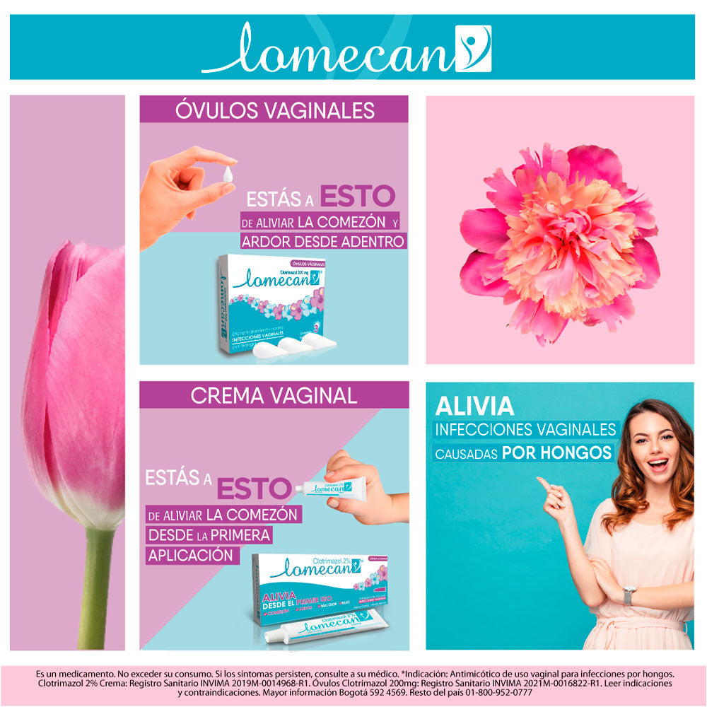 CREMA LOMECAN CLOTRIMAZOL CAJA 20 G
