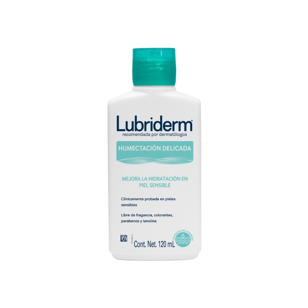 CREMA LUBRIDERM HUMECTACION DELICADA FRASCO 120 ML