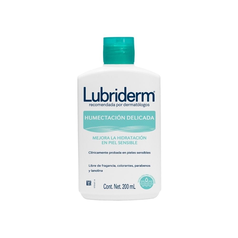 CREMA LUBRIDERM HUMECTACION DELICADA FRASCO 200 ML