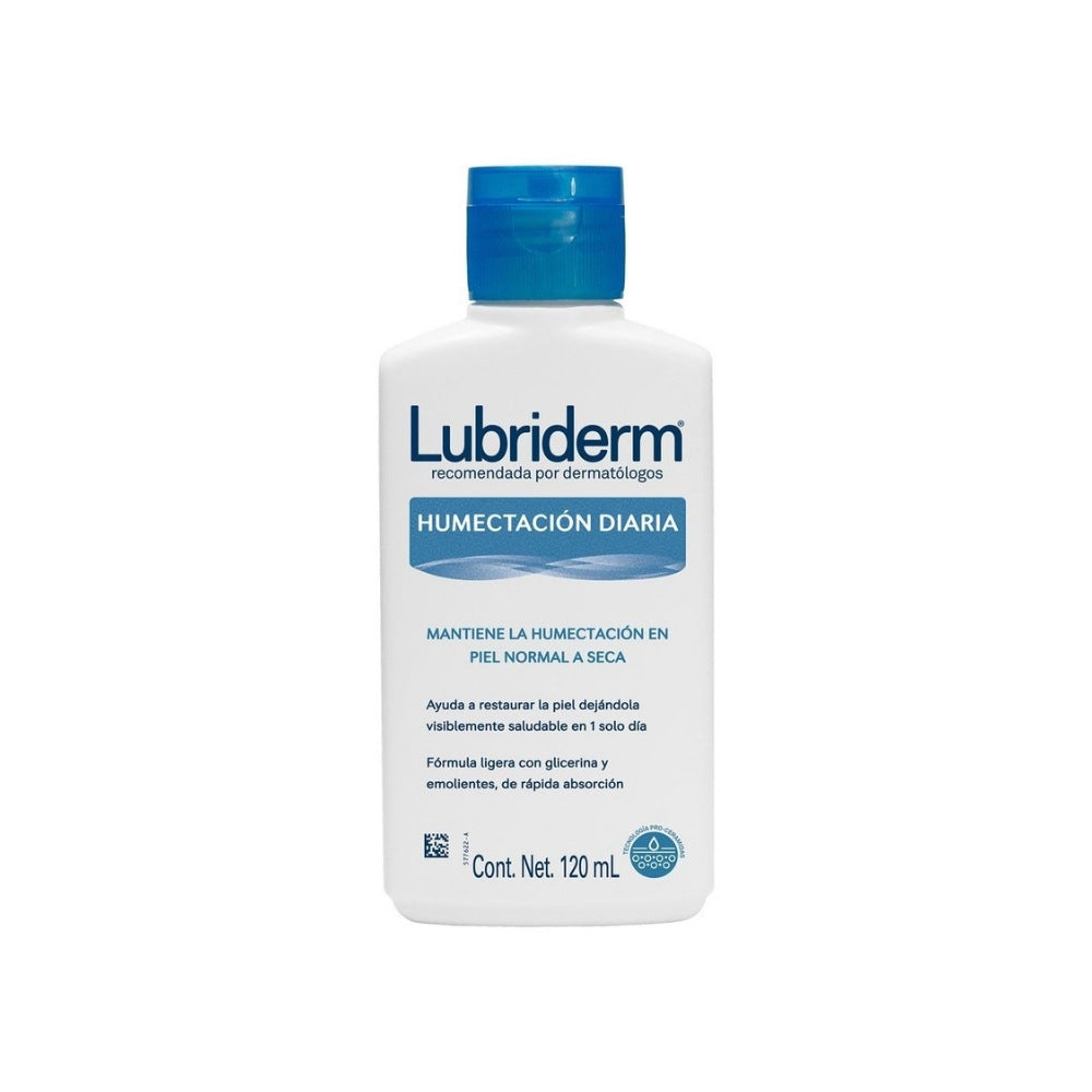 CREMA LUBRIDERM HUMECTACION DIARIA FRASCO 120 ML