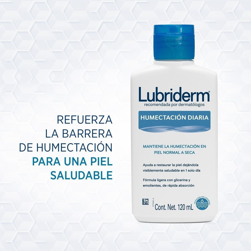 CREMA LUBRIDERM HUMECTACION DIARIA FRASCO 120 ML