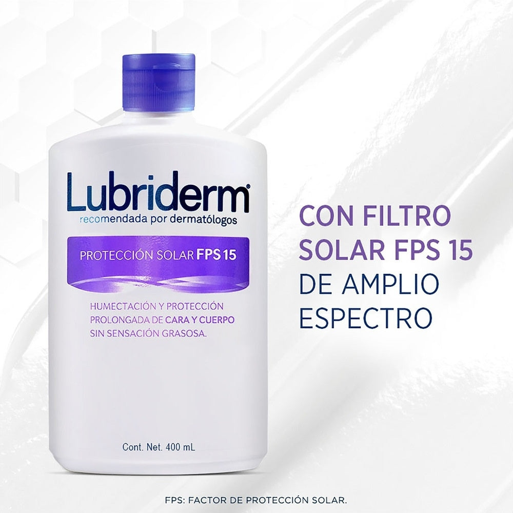 CREMA LUBRIDERM UV-15 FRASCO 400 + 120ML