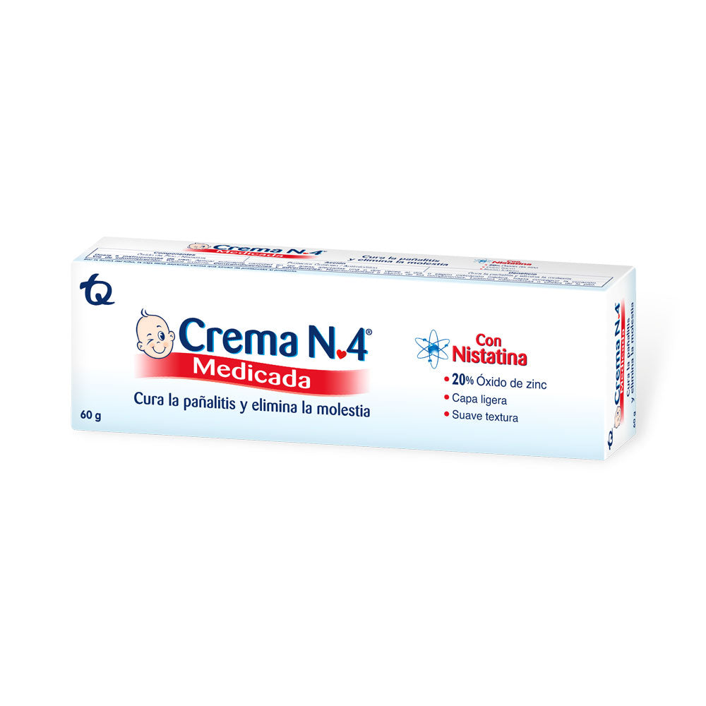 CREMA N°4 MEDICADA CAJA 60 G