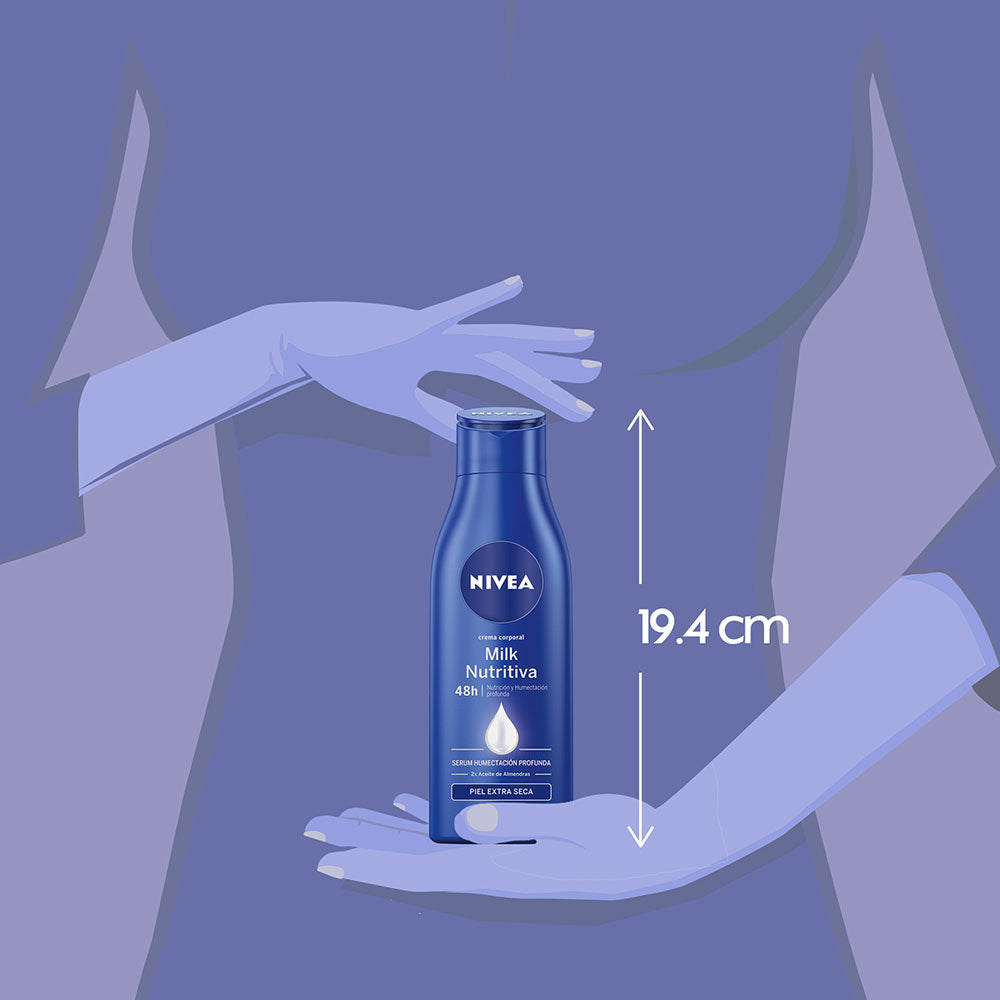 CREMA NIVEA BODY MILK NUTRITIVA FRASCO 250 ML