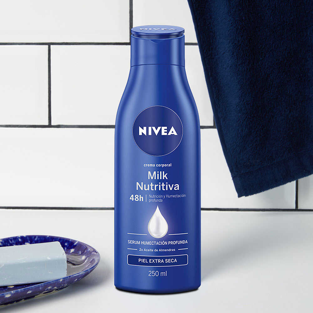 CREMA NIVEA BODY MILK NUTRITIVA FRASCO 250 ML