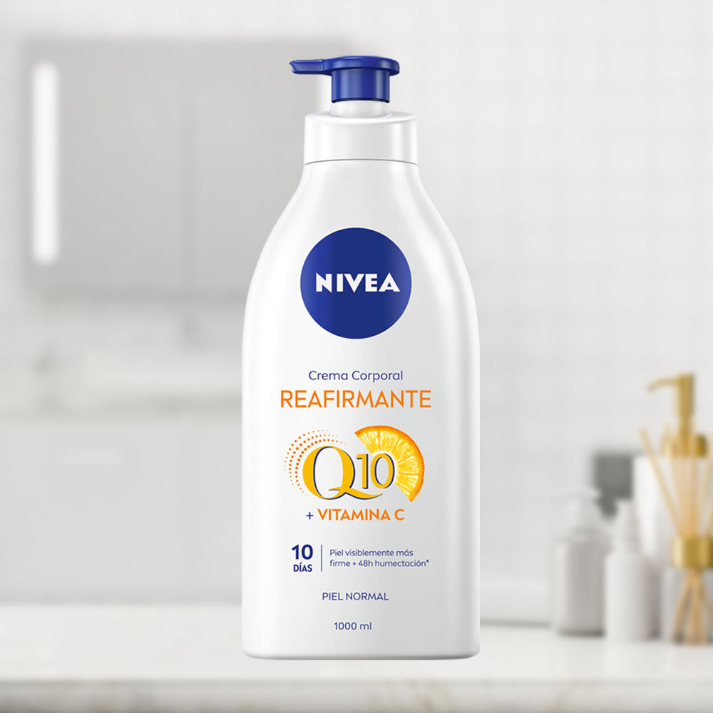 CREMA NIVEA BODY REAFIRMANTE Q10 FRASCO 1000 ML