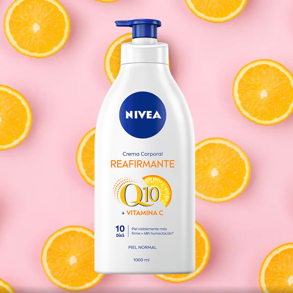 CREMA NIVEA BODY REAFIRMANTE Q10 FRASCO 1000 ML