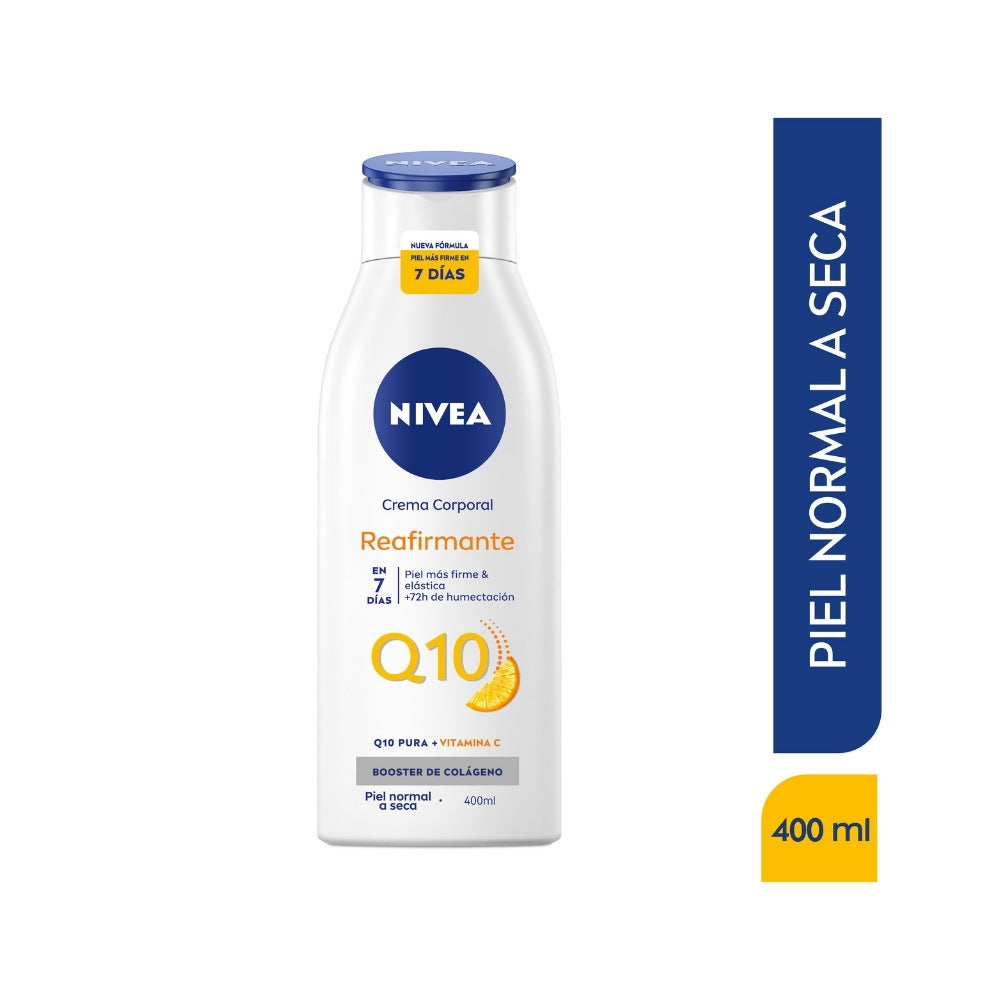 CREMA NIVEA BODY REAFIRMANTE Q10 FRASCO 400 ML