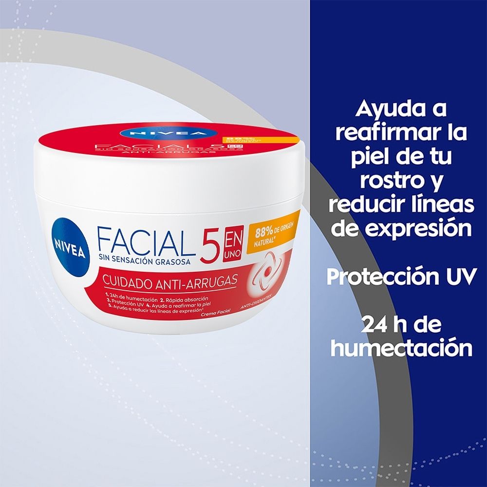 CREMA NIVEA CUIDADO FACIAL ANTIARRUG POTE 100 ML