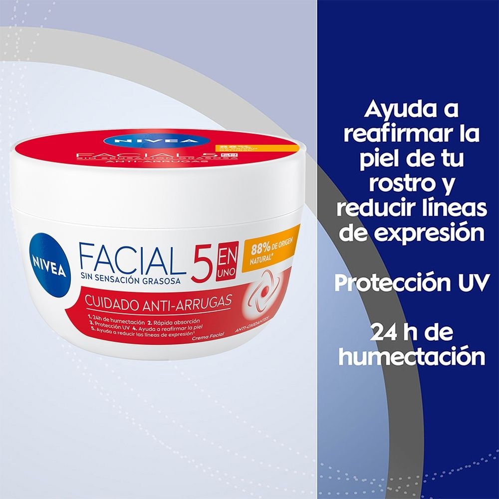 CREMA NIVEA CUIDADO FACIAL ANTIARRUG POTE 50 ML
