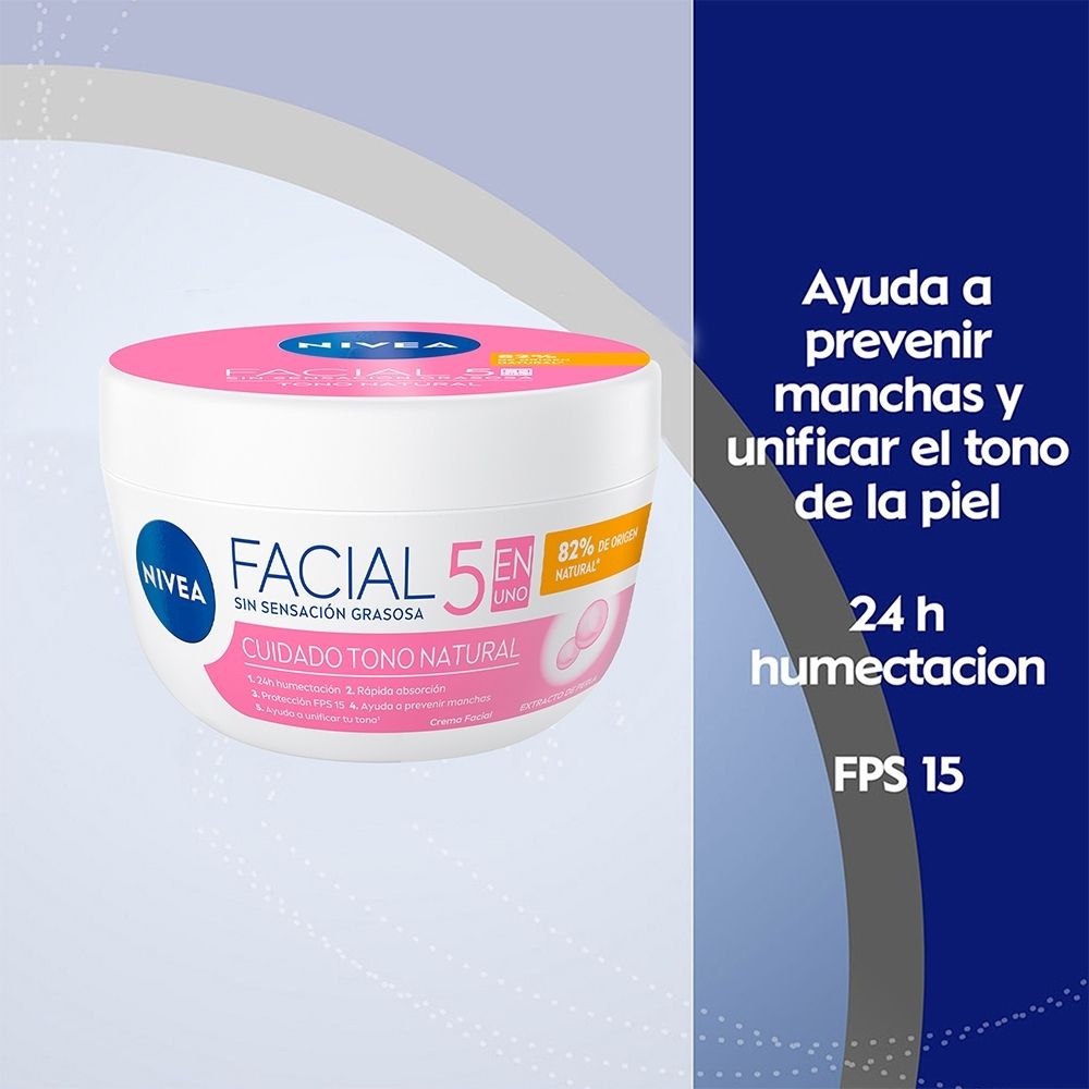 CREMA NIVEA FACIAL CUIDADO ACLARADO NATURAL POTE 50 ML