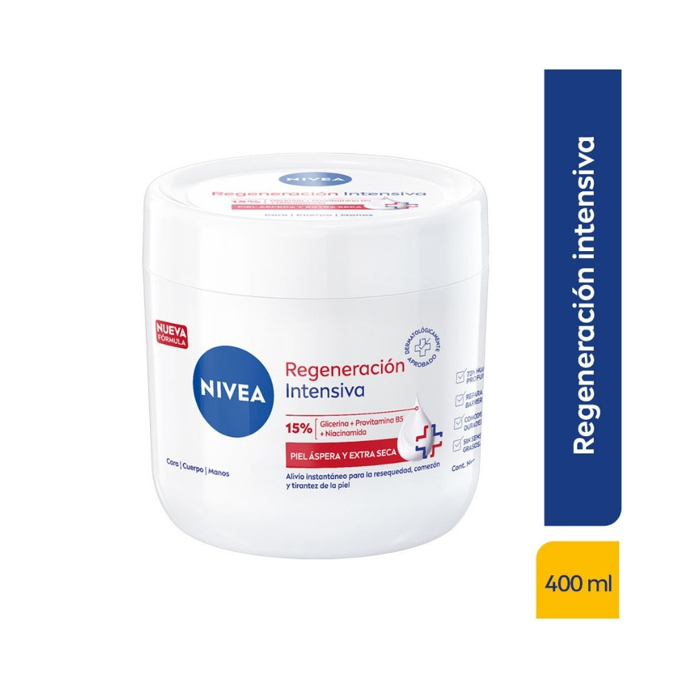 CREMA REGENERADORA NIVEA INTENSIVA POTE 400 ML