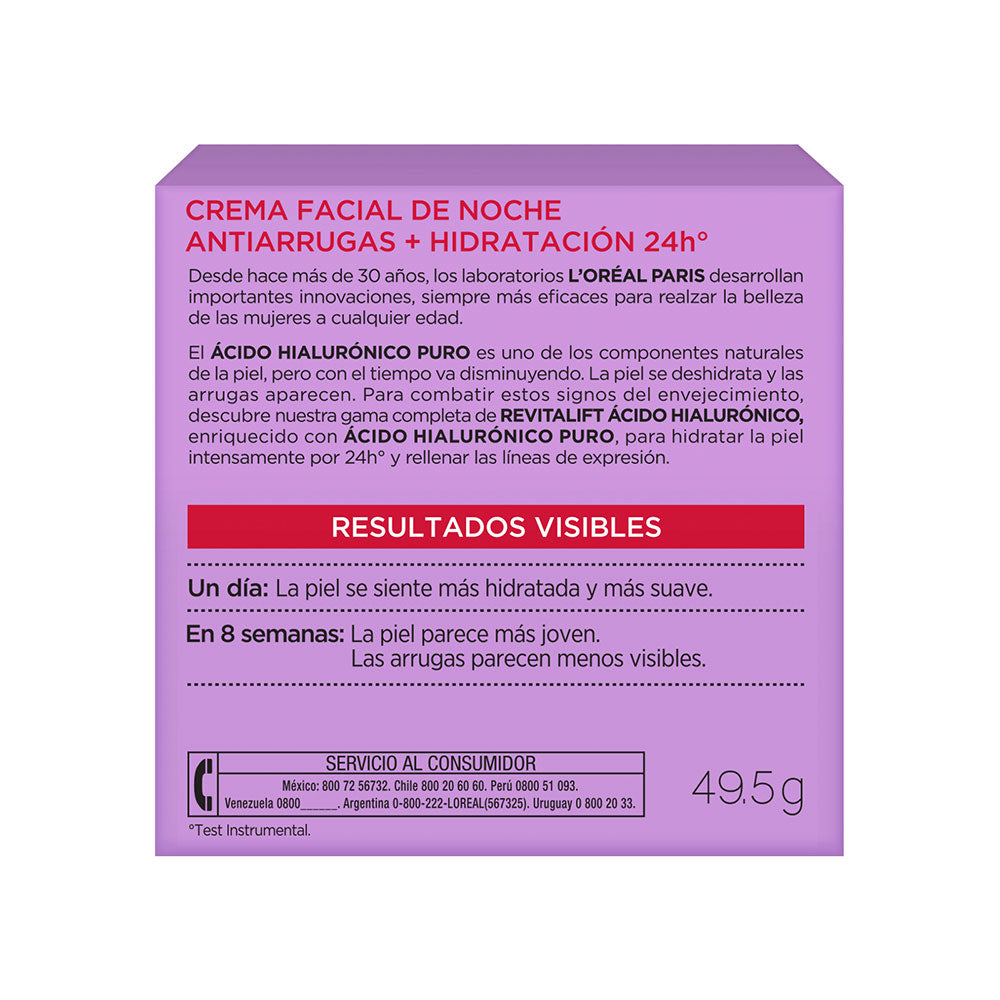 CREMA REVITALIFT HIALURONICO NOCHE CAJA 50 ML