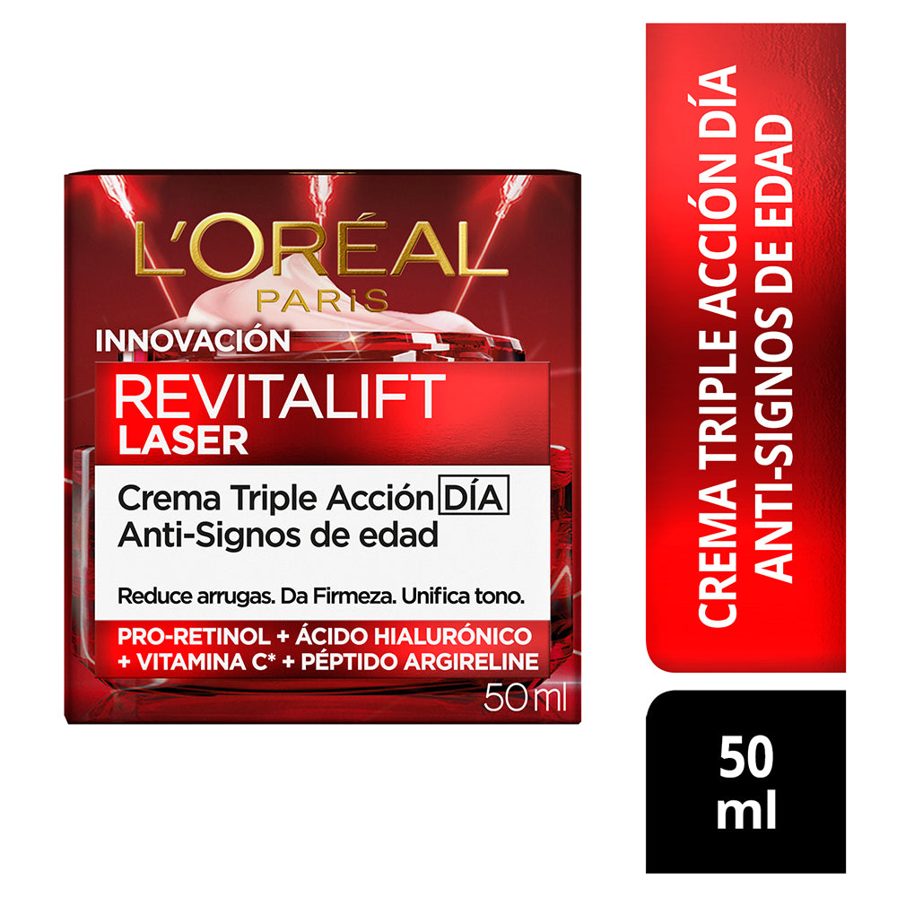 CREMA-DIA LOREAL REVITALIFT LASER CAJA 50 ML