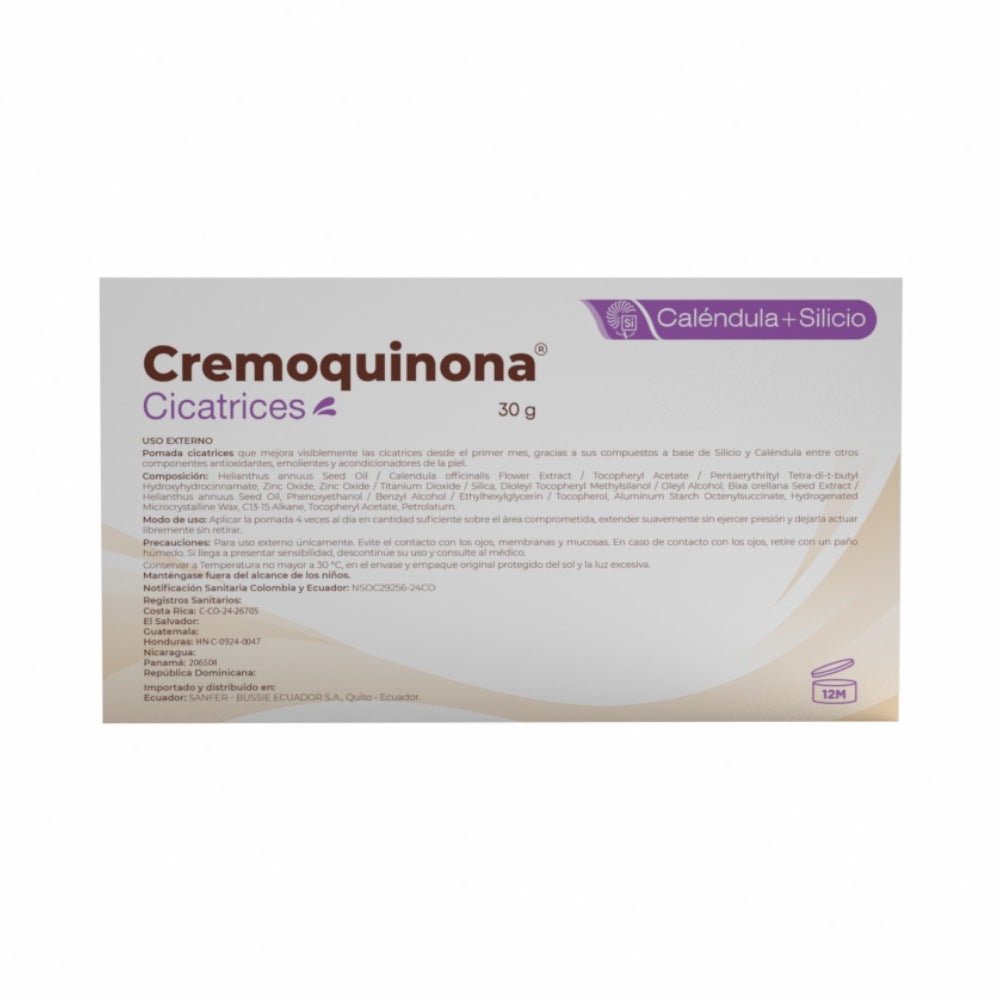 CREMOQUINONA CICATRICES POMADA TUBO 30 G