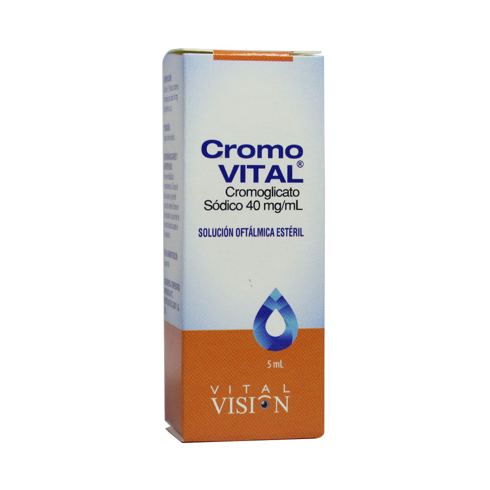 CROMOVITAL VITALIS SOLUCION OFTALMICA 40 MG CAJA 5 ML