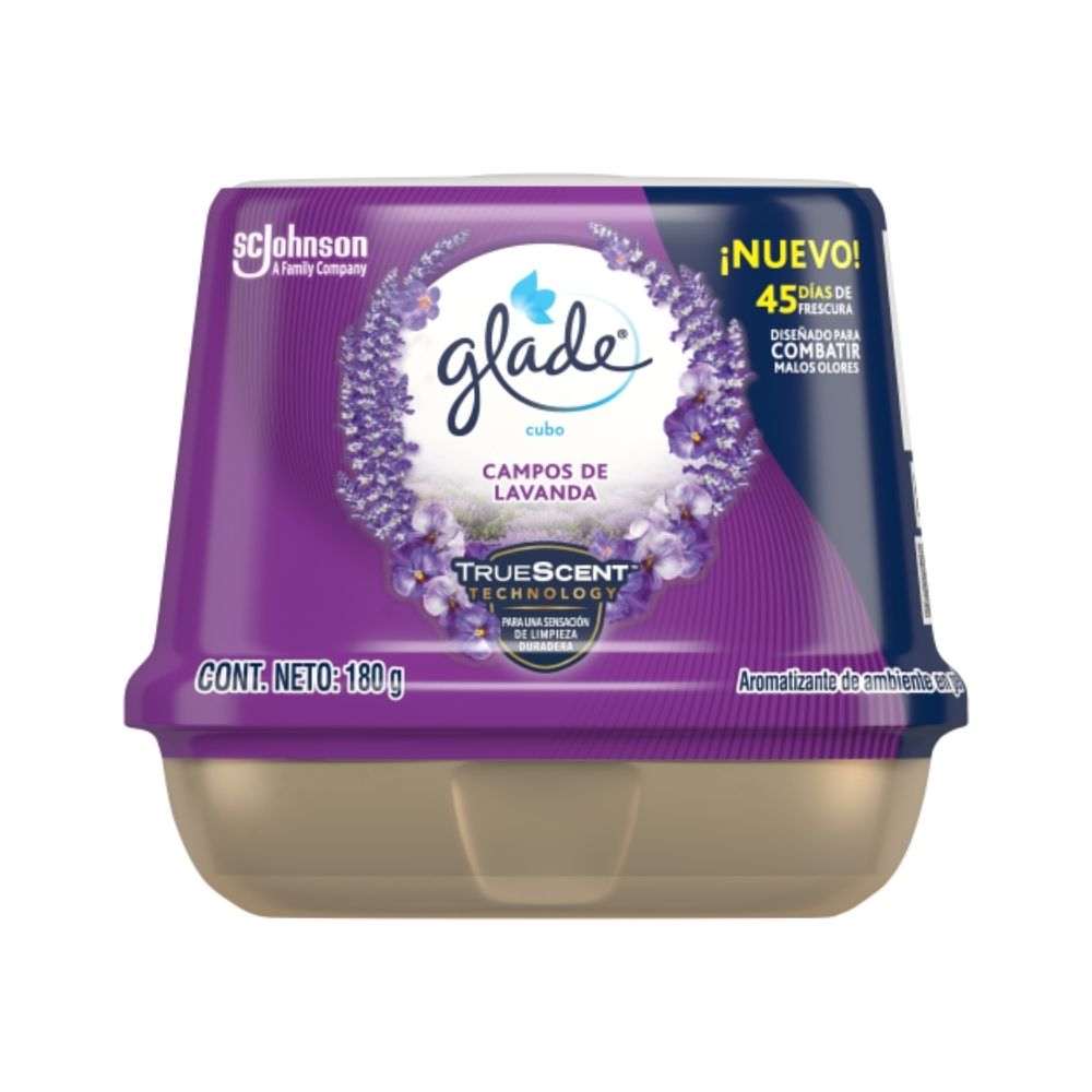 CUBO GLADE LAVANDA GEL 180 G