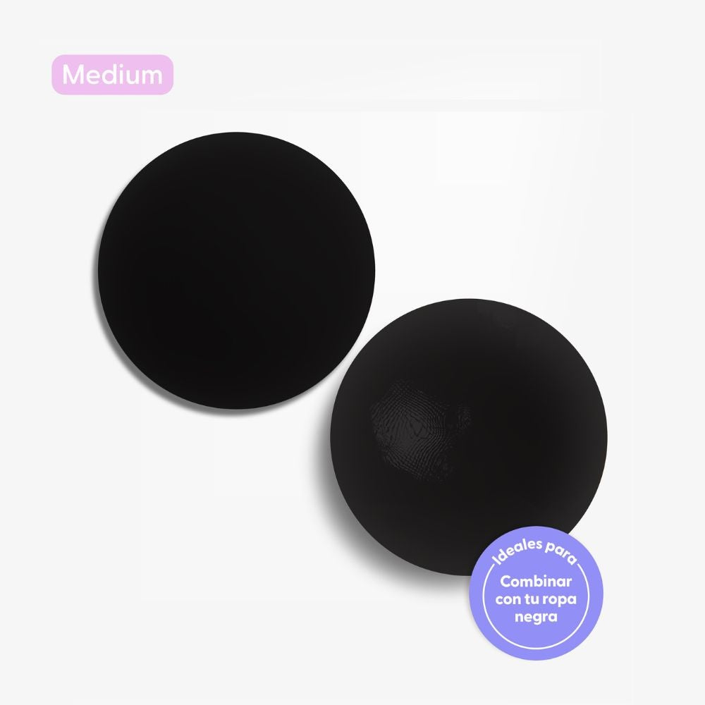 CUBRE PEZONES NIPSKIN BLACK (M) CAJA X 1 UND