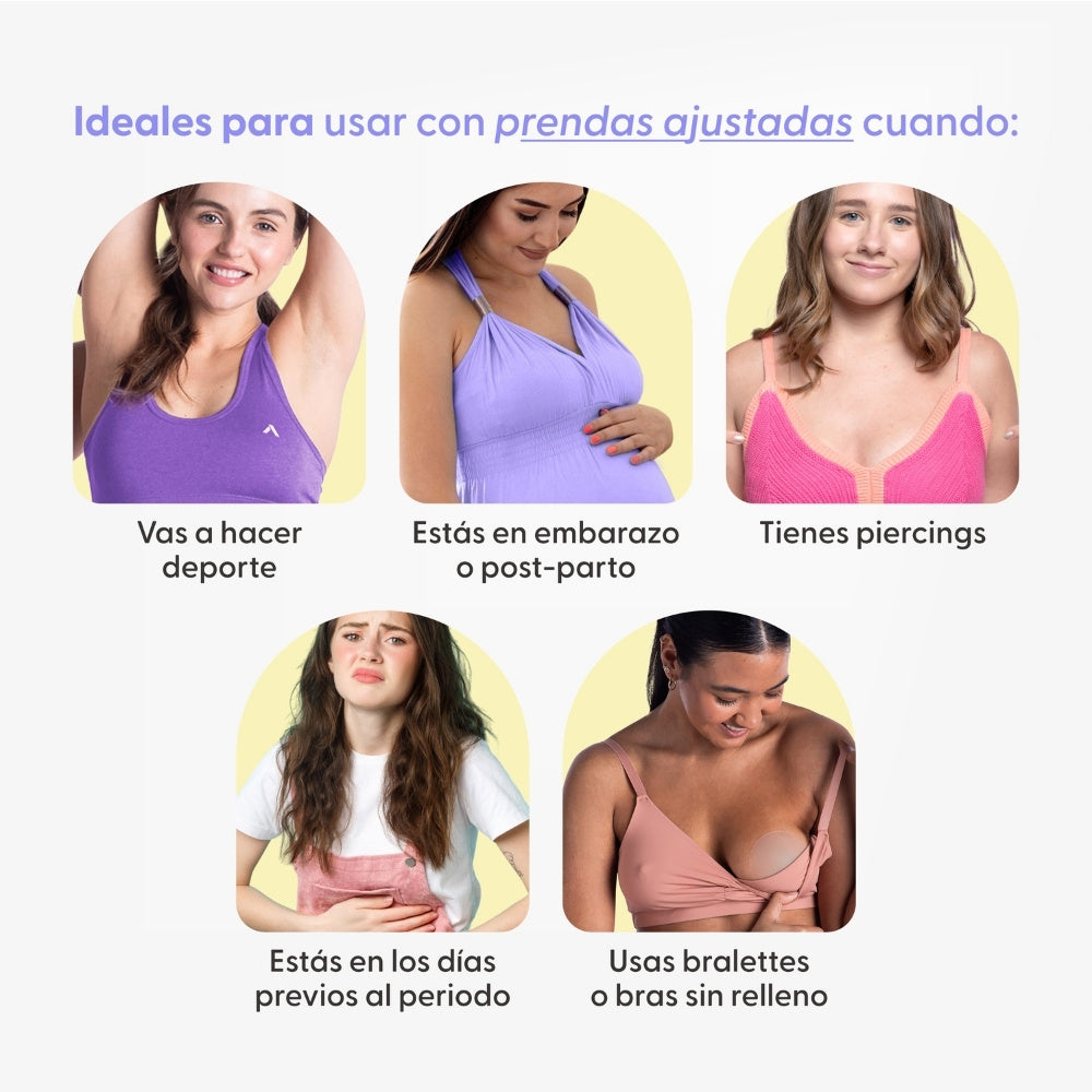 CUBRE PEZONES NIPSKIN SIN ADHESIVO VAINILLA (M) CAJA X 1 UND
