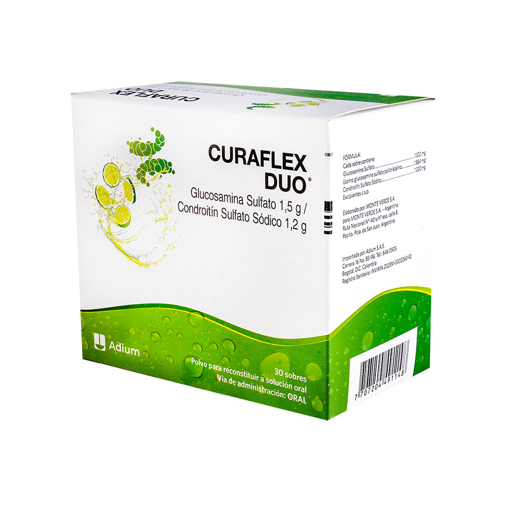 CURAFLEX DUO SOBRES CAJA X 30 UNDS