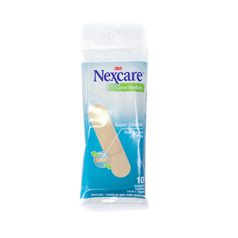 CURAS FLEXIBLES NEXCARE SOBRE X 10 UNDS