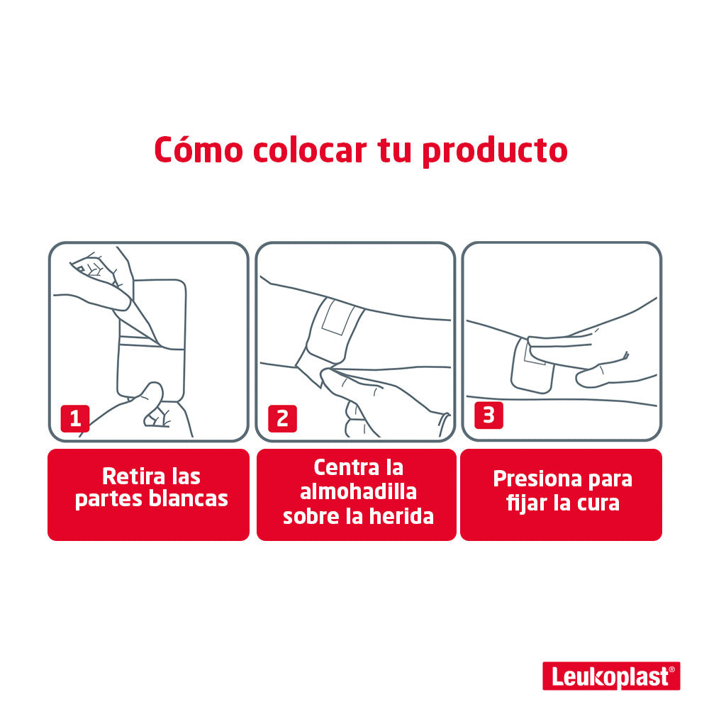 CURAS LEUKOPLAST ESTANDAR COLOR PIEL CAJA X 10 UNDS