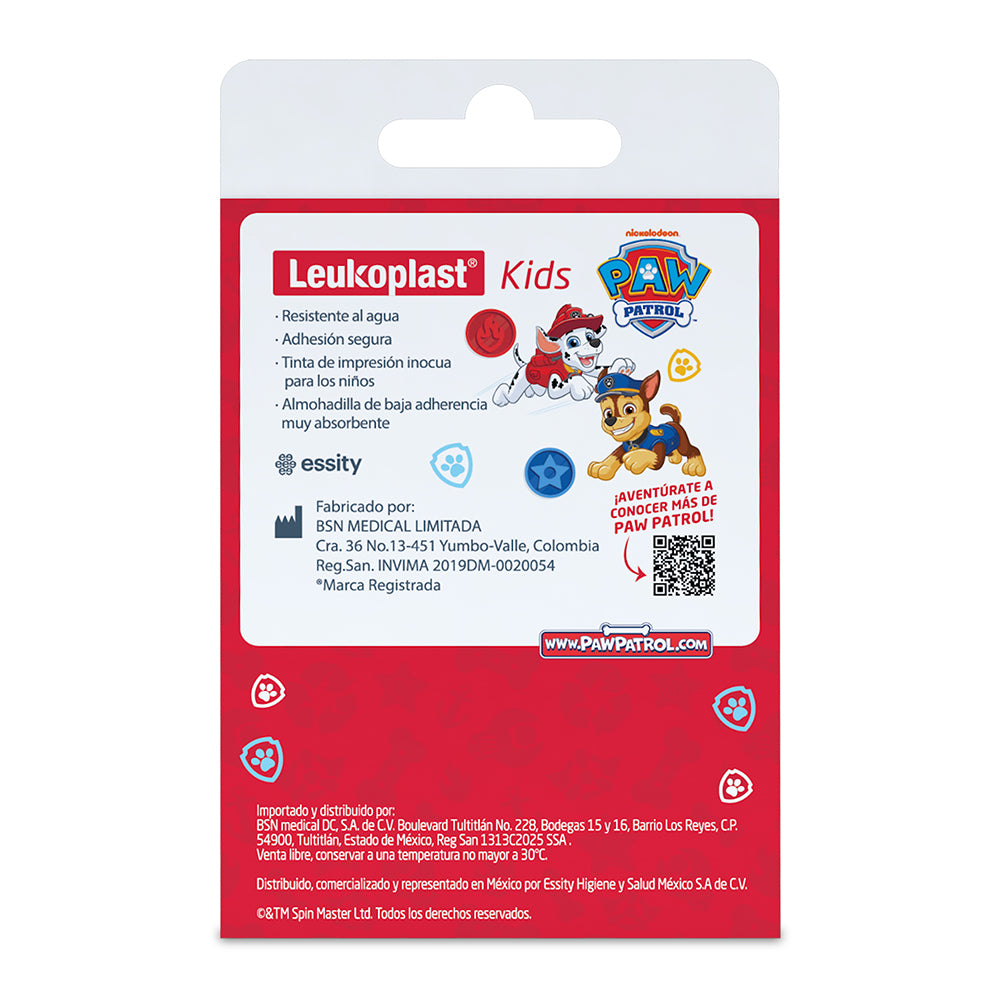 CURAS LEUKOPLAST PAW PATROL BOY CAJA X 12 UNDS