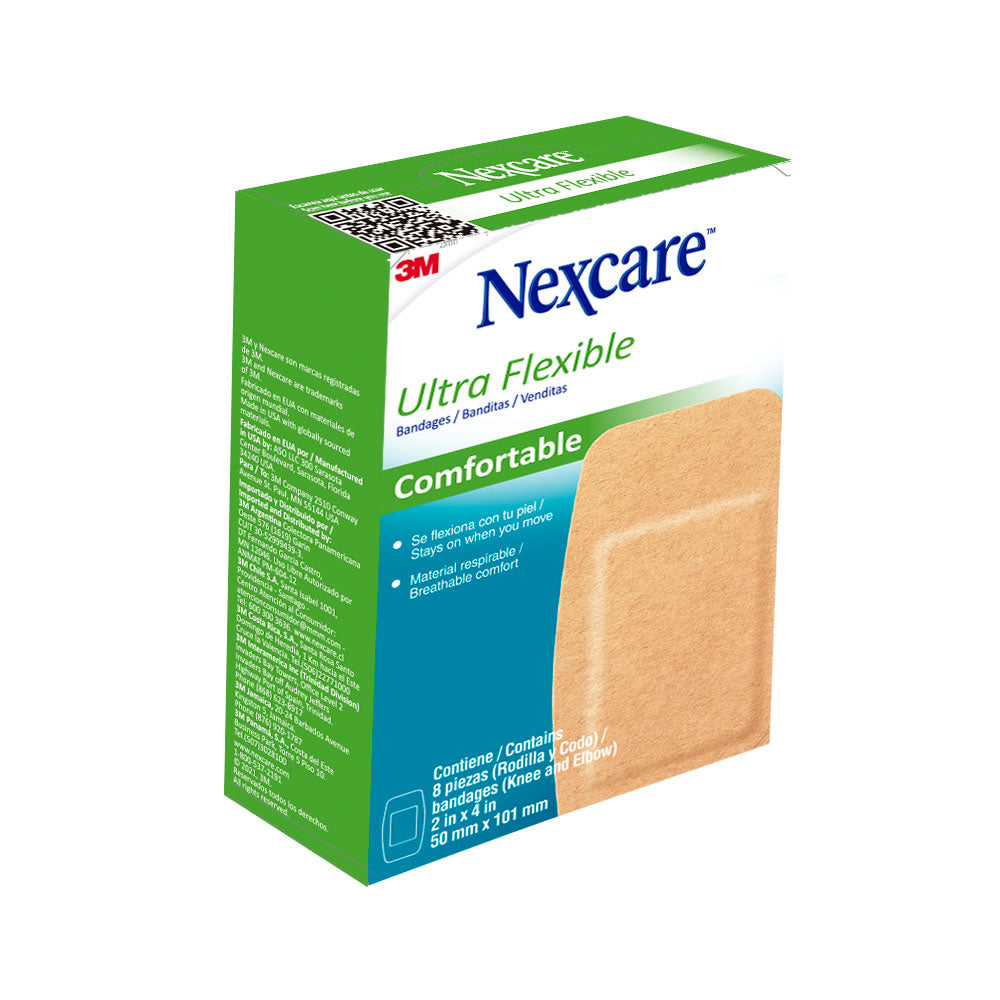 CURAS ULTRAFLEXIBLES CODO/ RODILLA CAJA X 8 UNDS