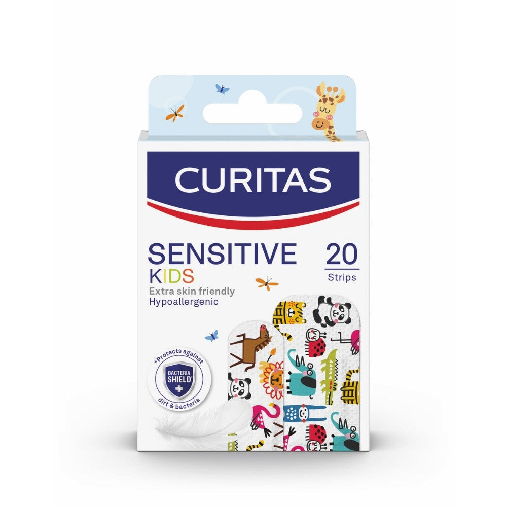 CURITAS KIDS ANIMAL SENSITIVE CAJA X 20 UNDS
