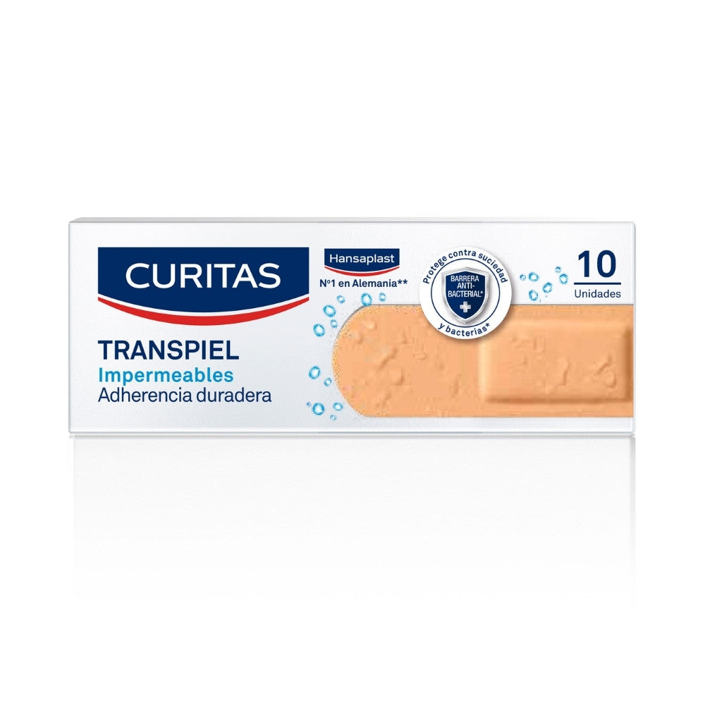 CURITAS TRANSPIEL CAJA X 10 UNDS