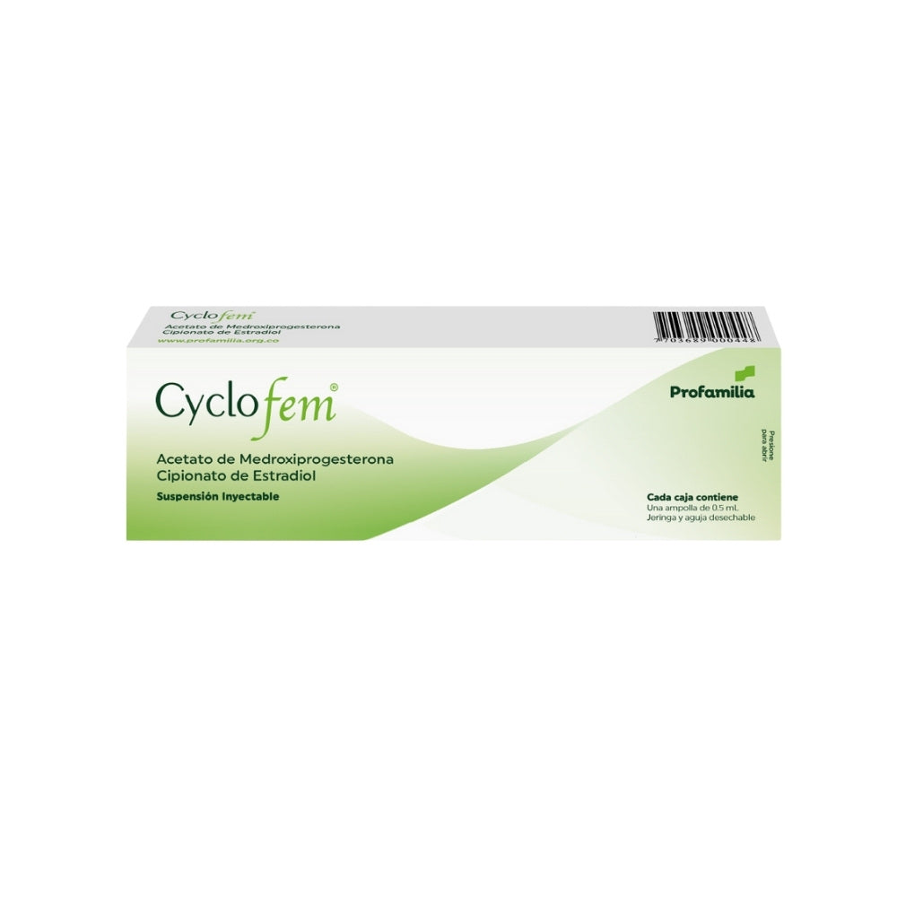 CYCLOFEM AMPOLLA 25/5 MG CAJA X 1 UND
