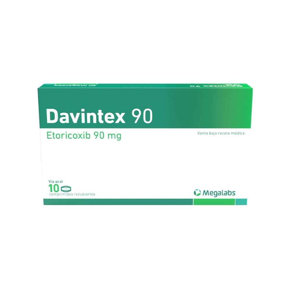 DAVINTEX COMPRIMIDOS 90 MG CAJA X 10 UNDS