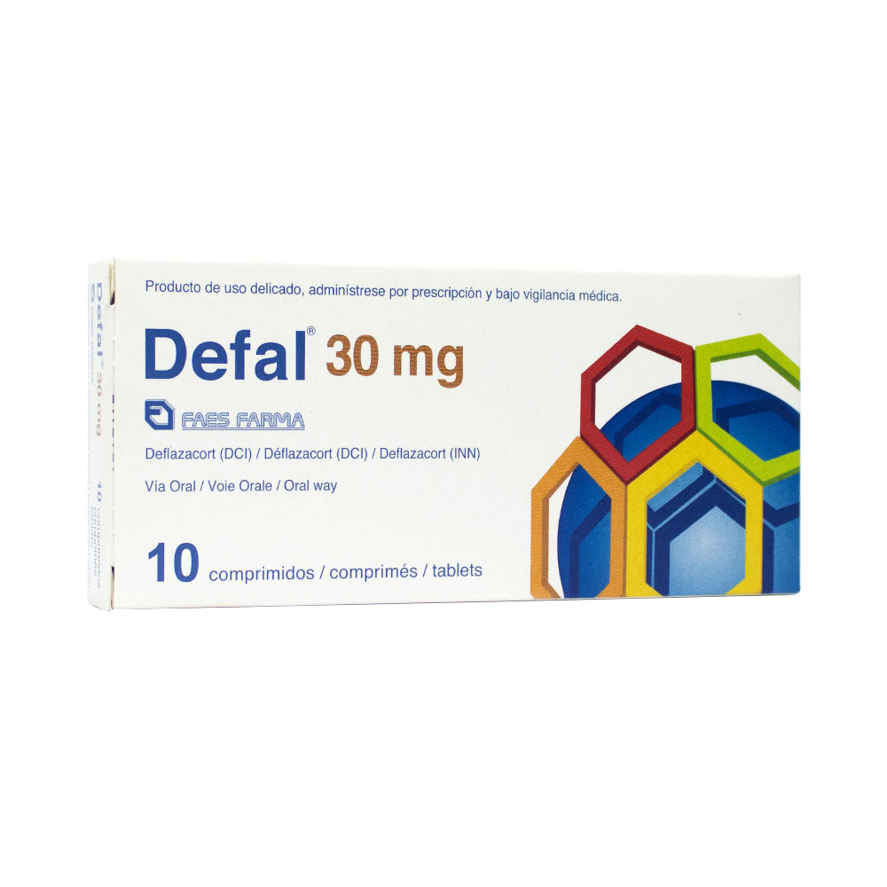 DEFAL COMPRIMIDOS 30 MG CAJA X 10 UNDS