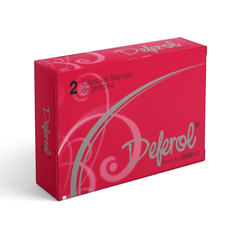 DEFEROL 50000 UI CBG CAPSULAS BLANDAS CAJA X 2 UNDS