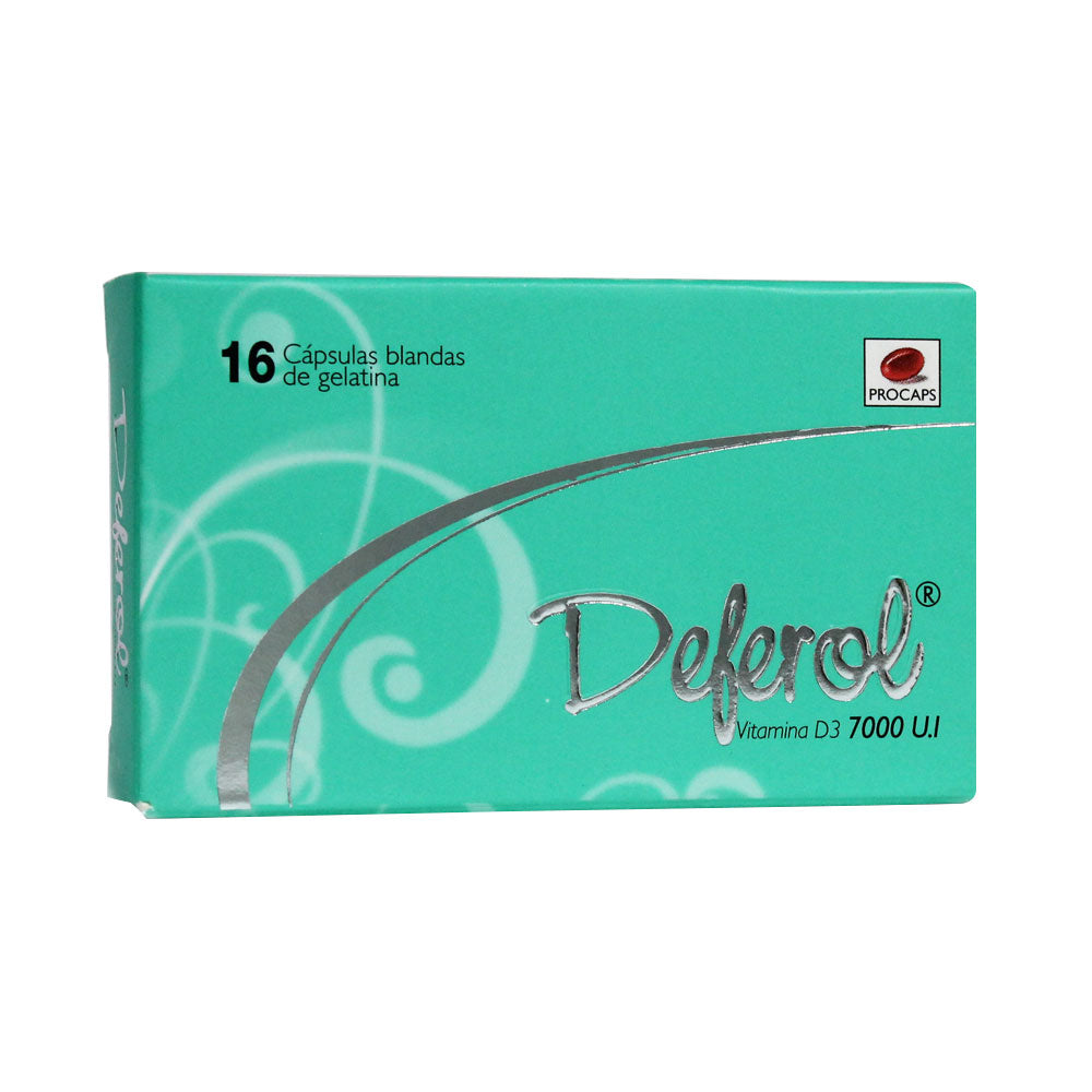 DEFEROL CBG CAPSULAS 7000UI CAJA X 16 UNDS