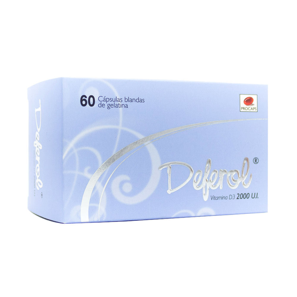 DEFEROL CBG CAPSULAS BLANDAS 2000 UI CAJA X 60 UNDS