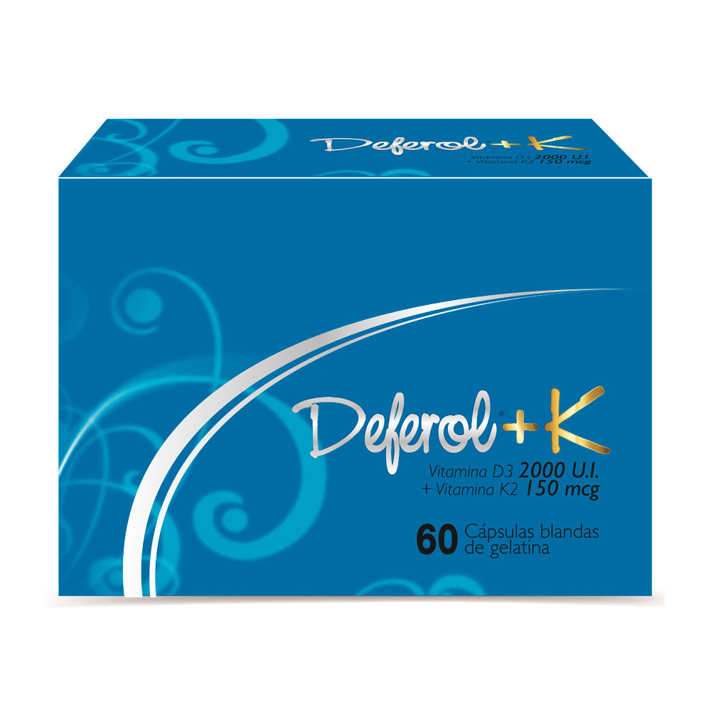 DEFEROL K CAPSULAS BLANDAS 2000 UI/150 MG CAJA X 60 UNDS