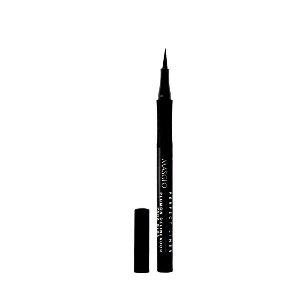 DELINEADOR OJOS PLUMON MASGLO PERFECT LINER NEGRO 1 ML