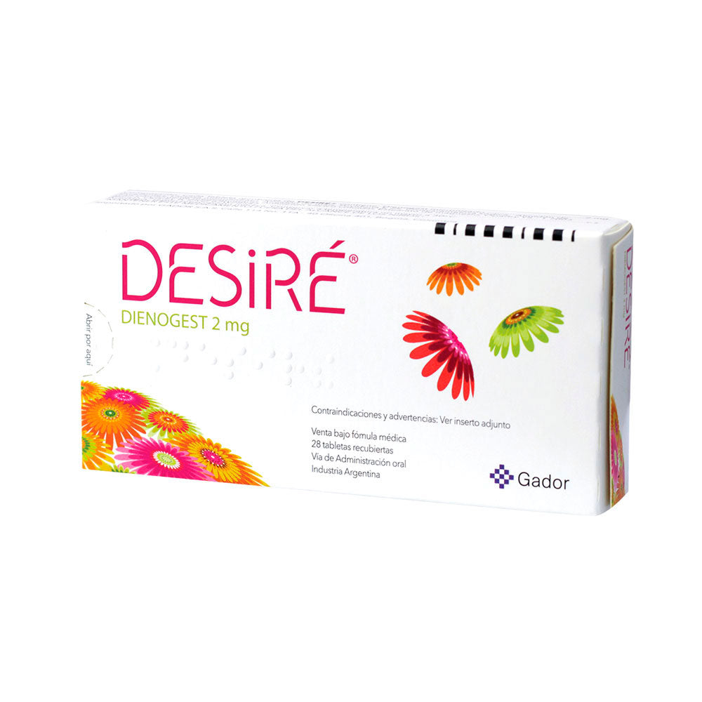 DESIRE TABLETAS 2 MG CAJA X 28 UNDS