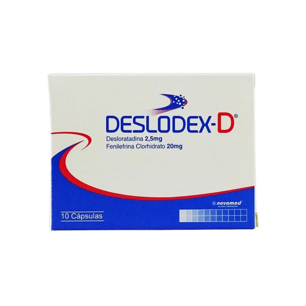 DESLODEX D CAPSULAS CAJA X 10 UNDS