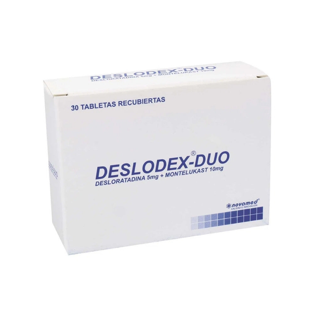 DESLODEX DUO TABLETA 5/10 MG CAJA X 30 UNDS