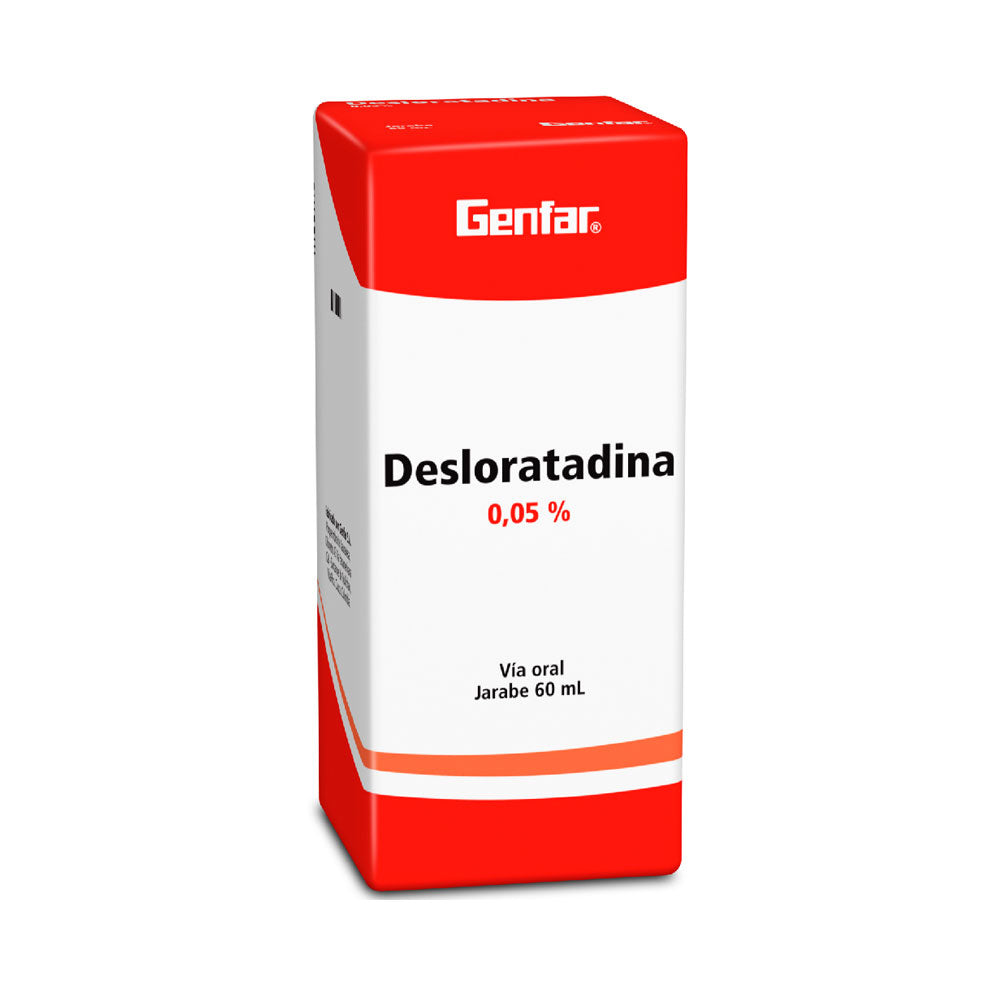 DESLORATADINA GENFAR JARABE 0.05 % FRASCO 60 ML