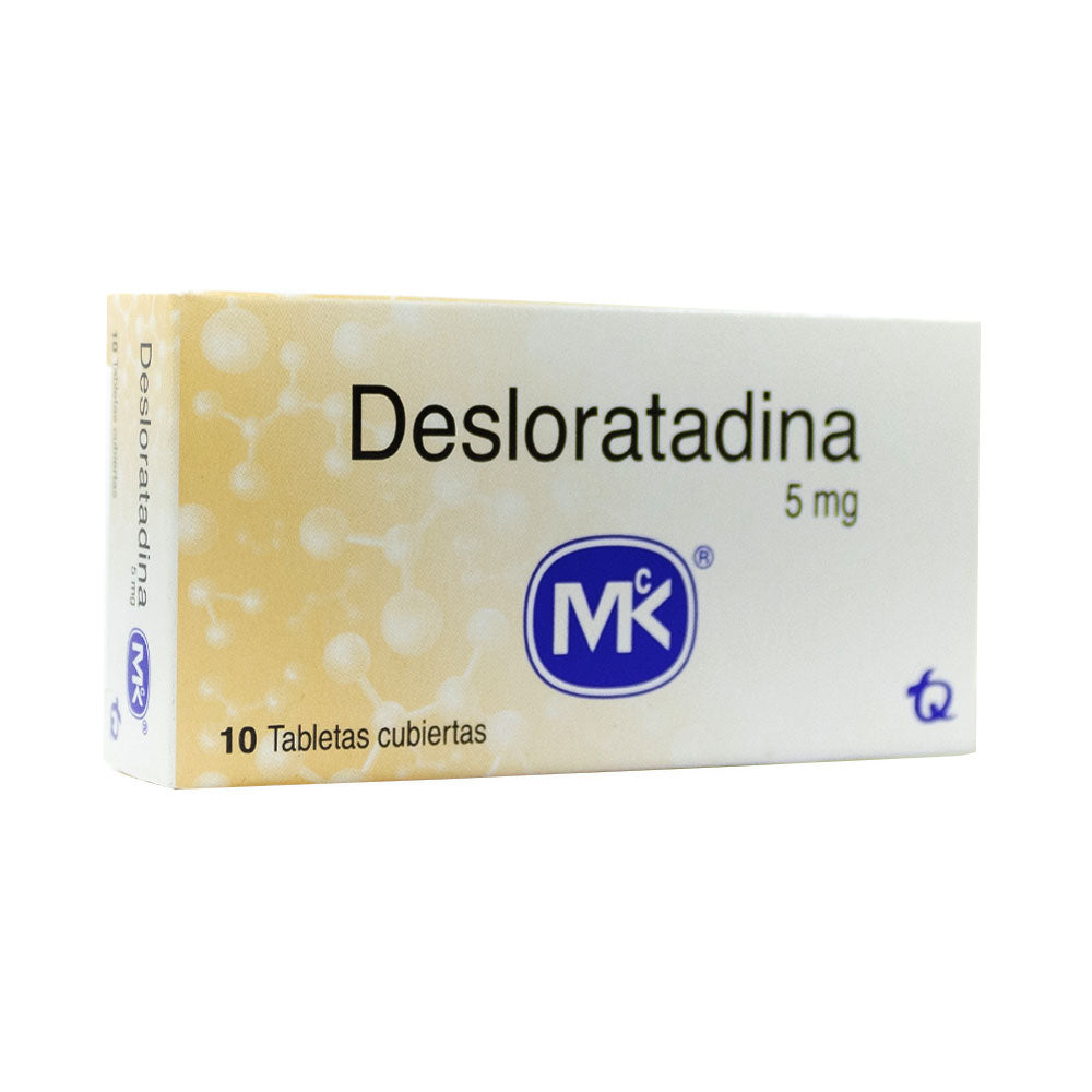 DESLORATADINA MK TABLETAS 5 MG CAJA X 10 UNDS