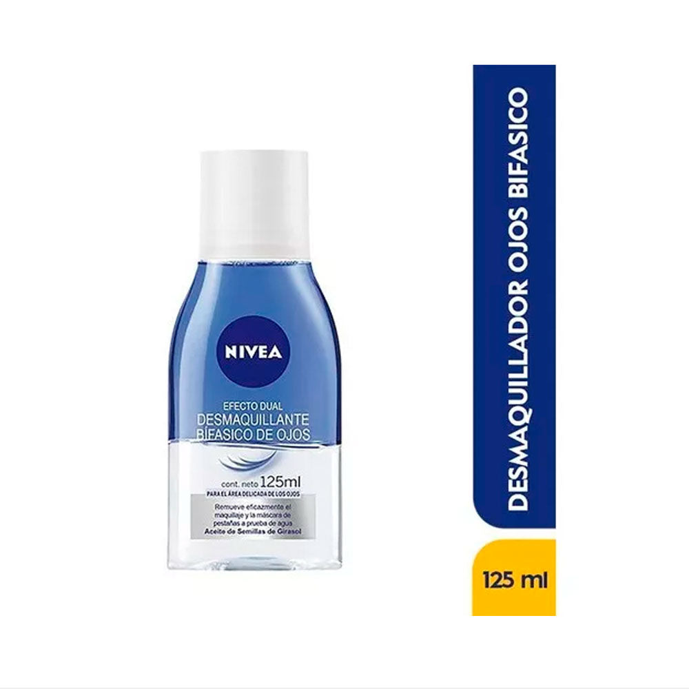 DESMAQUILLANTE NIVEA BIFÁSICO FRASCO 125 ML