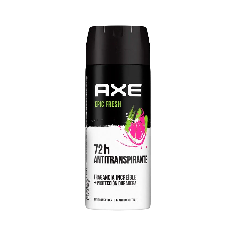 DESODORANTE AXE AEROSOL SECO EPIC FRESH SPRAY 152 ML