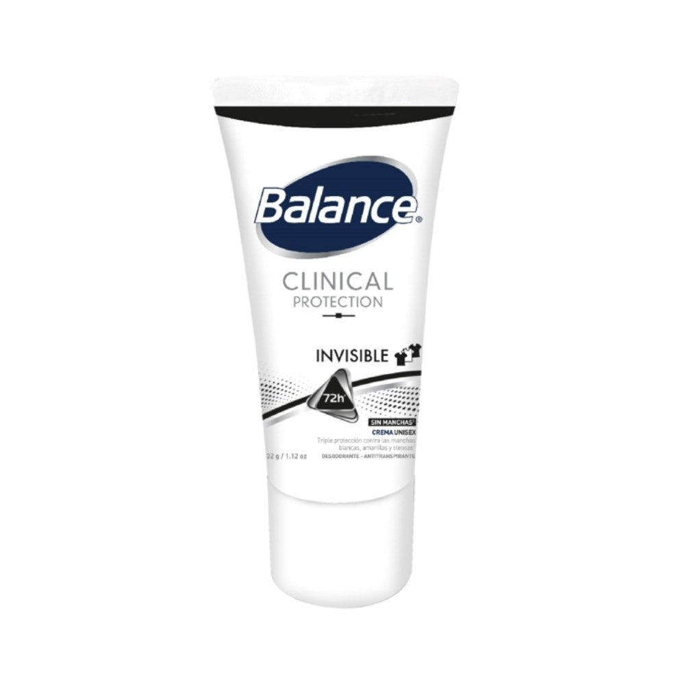 DESODORANTE CREMA BALANCE MINI CLINICAL UNISEX TUBO 30 G